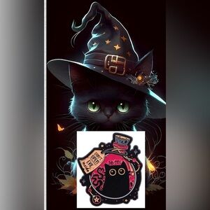 $3 HALLOWEEN PIN/BROOCH. ENAMEL/METAL. NEW. $3 WITH ANY $10 ORDER OR MORE